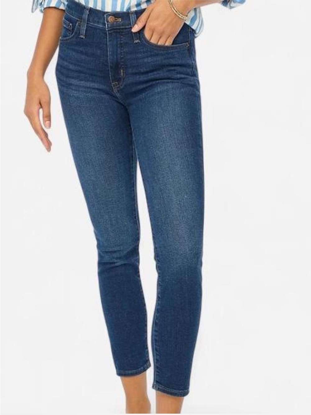 J. Crew 9” Mid-Rise Skinny Jeans